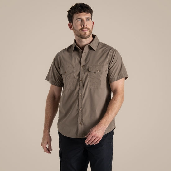 Men's Expert Kiwi Short Sleeved Shirt — Pebble
