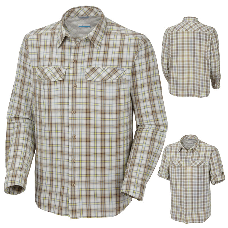 Columbia Silver Ridge Plaid LS Shirt - Mens