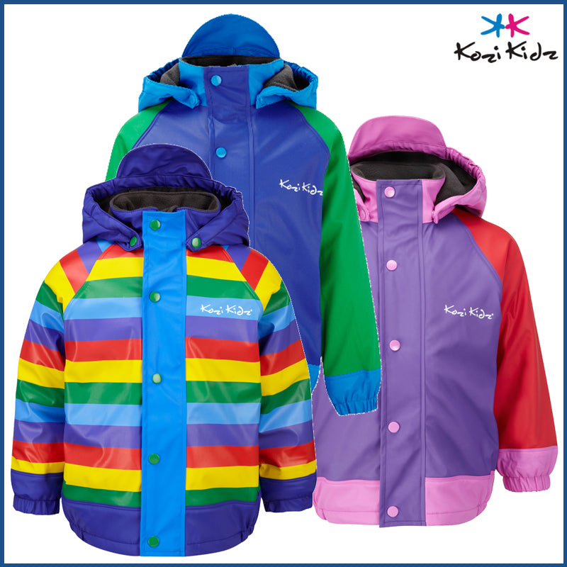 KoziKidz Varberg Fleece Lined Rain Jacket