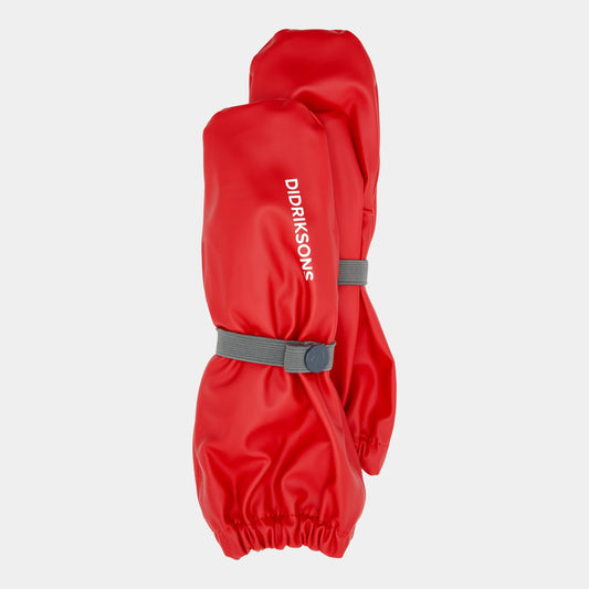 Didriksons Pileglove – Chili Red (314), front view