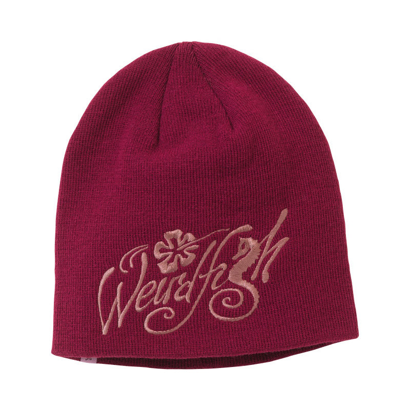 Weird Fish Girls Embroidered Beanie