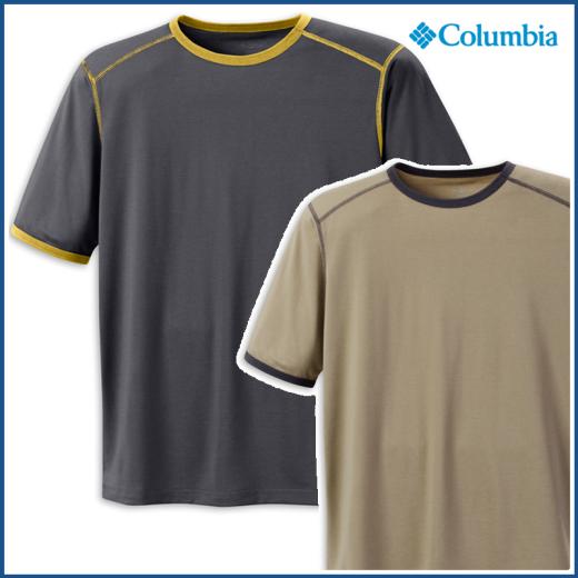 Columbia Boys Mountain Tech Ringer SS Tee Shirt - Childrens