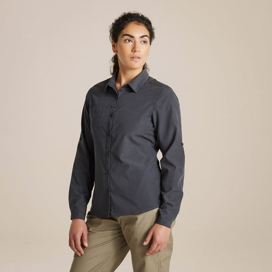 Women's Expert Kiwi Long Sleeved Shirt — Carbon Grey