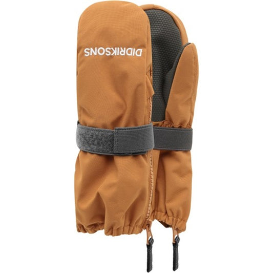 Didriksons Biggles Zip Mittens 9 — Almond Tree