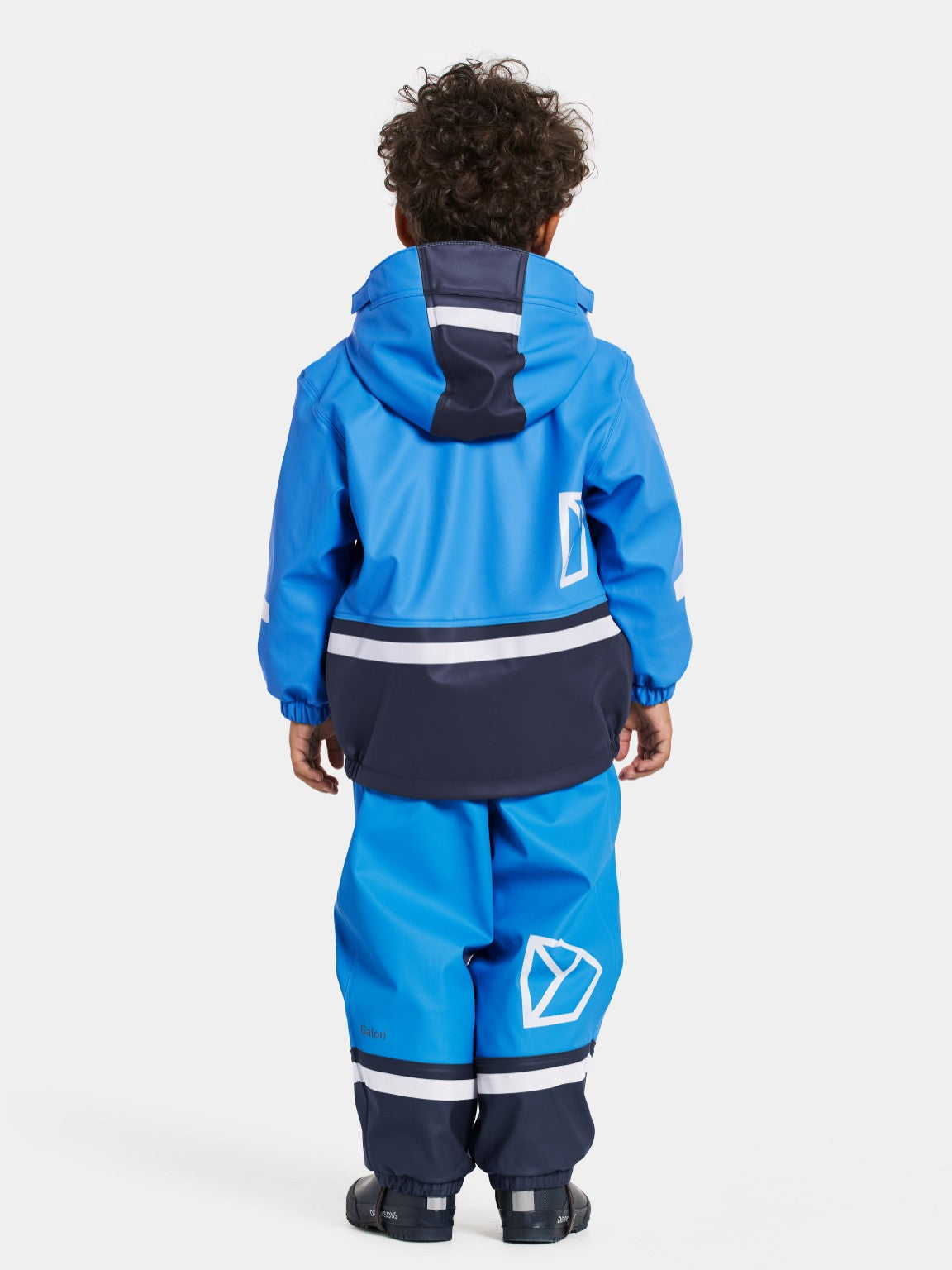 Didriksons Boardman Kids Set – Sharp Blue, model back