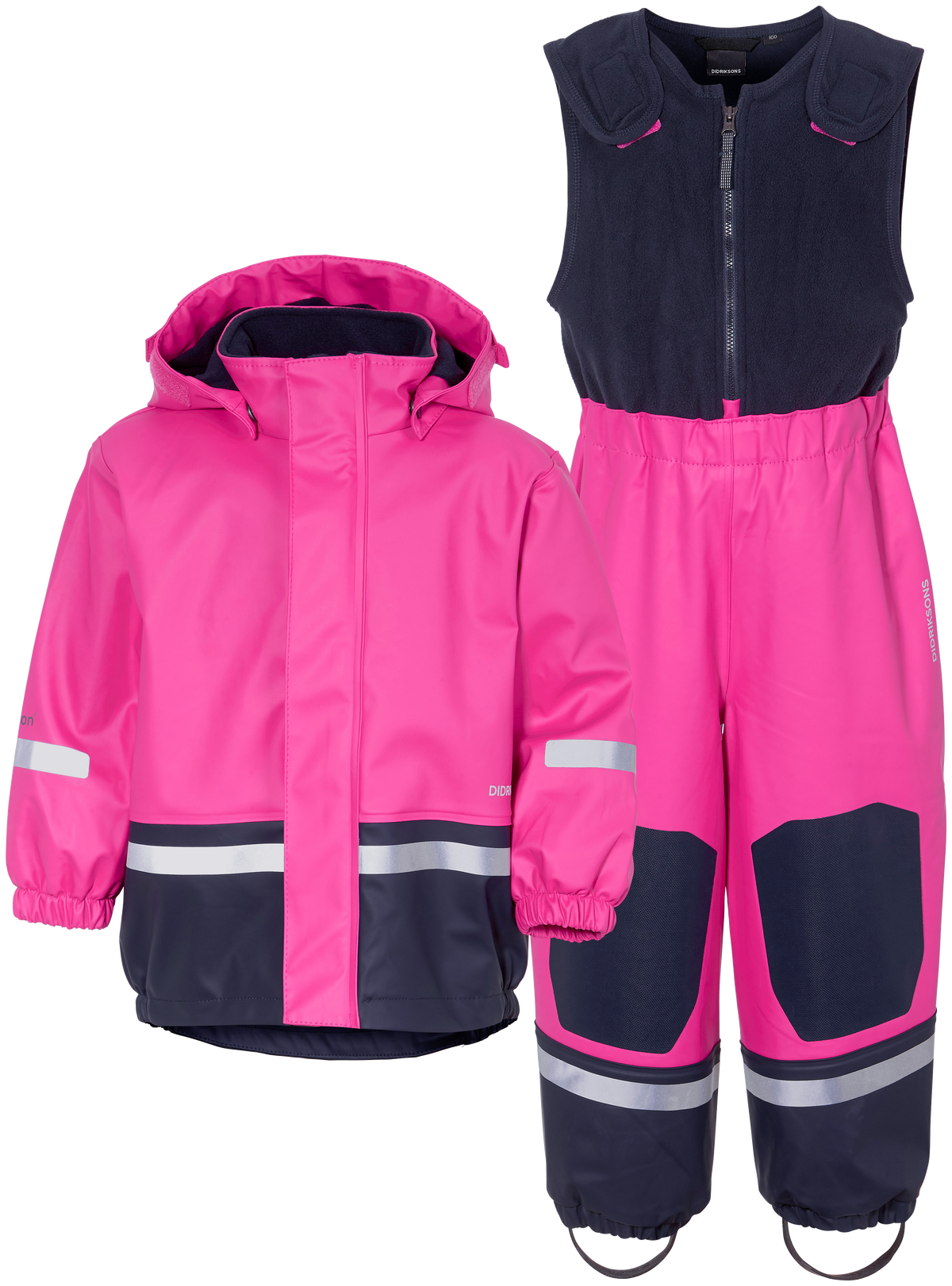 Didriksons Boardman Kids Set – Plastic Pink (322), front view