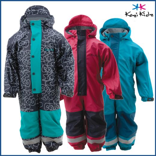 KoziKidz Rain Overall/All-in-One - Fleece Lined - Childrens