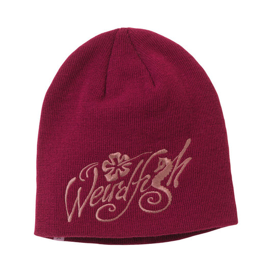 Weird Fish Girls Embroidered Beanie